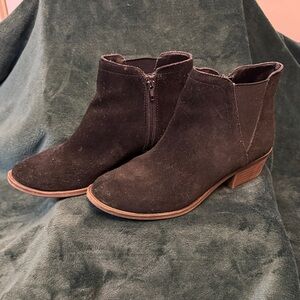 Black Suede Ankle Boots